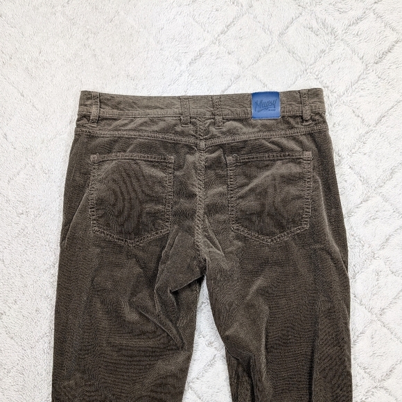 Mugsy Pants Mens 34x32 Brown Corduroy Retros Straight Work Casual Cotton Stretch - Picture 8 of 8